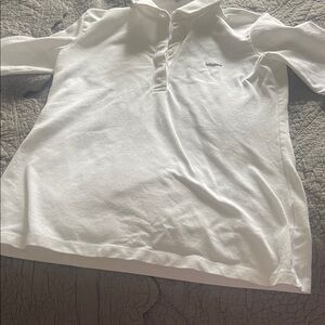 Lacoste Slim Fit White Polo Shirt